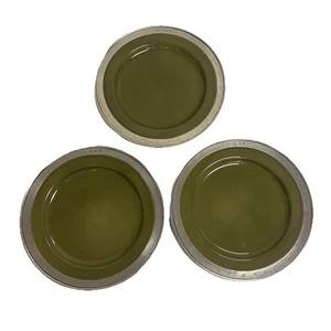 Juego de 3 platos de postre para ensalada Match Italy italiano convivio de peltre verde 8 5/8" #7 - Imagen 1 de 15