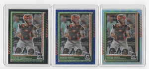 Buster Posey 2025 Donruss Optic #15 Silver, Blue Velocity, Black Circles 3 cards - Picture 1 of 2