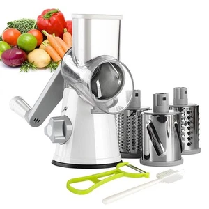 Rotary Cheese Grater Hand Crank, Kitchen Shredder Speed Mandolin Slicer Nuts ... - Picture 1 of 9