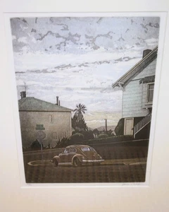 1975 James Torlakson "Beetle" Hand Colored Etching Signed & No. 10/25 14 x 17in. - Picture 1 of 7