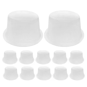 12 Pcs Plastic Hat Shaper Clear PVC Dome Holder For Jazz Cowboy Hats  - Picture 1 of 12