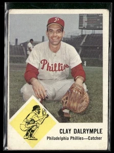 1963 Fleer #52 Clay Dalrymple VG - Picture 1 of 2