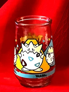 Welch's 1999 Nintendo Pokemon Togepi Sammlerstück Jelly Jar Glas 9 - Bild 1 von 4