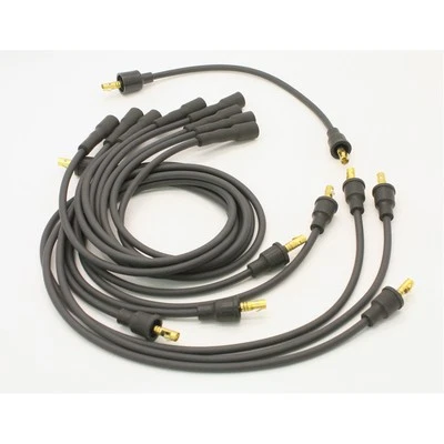 Juego de cables de bujías Pertronix 708102; lanzallamas 7 mm negro para Chevy BBC Foto 1 de 2