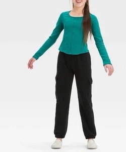 Mädchen Art Class Cargo Jogginghose schwarz S (6/7) Einzelhandel $ 18 - Bild 1 von 8
