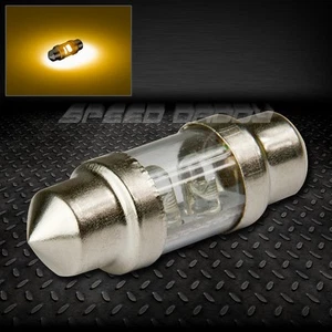 31MM AMARILLO ALTA POTENCIA LUZ INTERIOR AUTOMÁTICA 12V BOMBILLA LÁMPARA DE LUZ con 2X 3MM LED REDONDO - Imagen 1 de 1