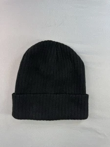 Pugs Black Beanie Toboggan Hat One Size Unisex Adult All Black 100% Acrylic - Picture 1 of 5
