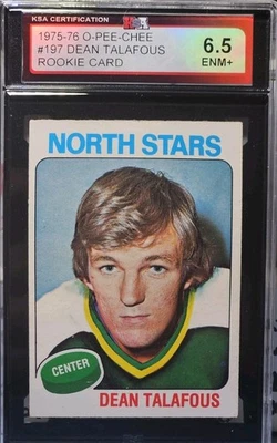 75-76 O-Pee-Chee Dean Talafous Rookie KSA 6.5 🚨🚨🚨 Minnesota North Stars  - Image 1 of 2