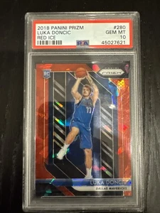 2018 Luka Doncic RC Red Ice 280 PSA 10 Gem Mint - Bild 1 von 2