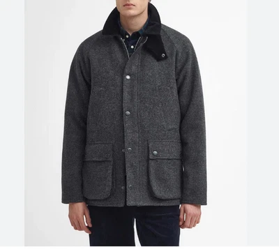 Charcoal Grey~ Barbour Men's Bedale Wool Jacket MSRP$635 British Heritage - Image 1 of 4