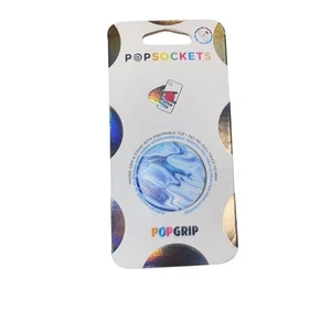  Nuovo PopSockets Blue Swirl PopGrip impugnatura e supporto per telefono con parte superiore intercambiabile  - Foto 1 di 1