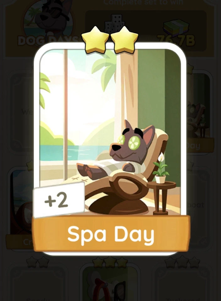 Spa Day - Monoply Go Sticker - Image 1 of 1