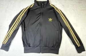 Giacca donna Adidas full zip nera oro sportiva piccola - vedi misure - Foto 1 di 6