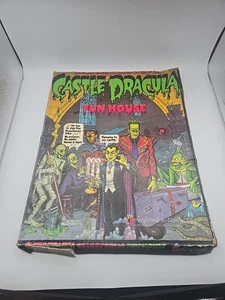1976 Castle Dracula Fun House Colorforms Set With Stickers, Nearly Complete  - Picture 1 of 16