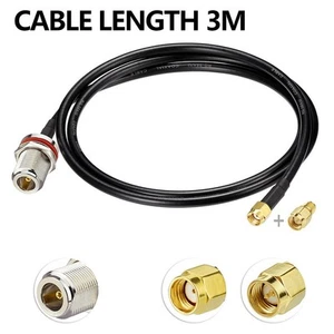 Reliable RG58 Cable for Wireless Network Routers and WiFi AP Hotspots Length - Photo 1/10
