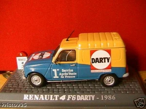 Renault 4 F6 Darty 1986 Universal Hobbies 1/43 Caja Chapa Metal M6 Collections - Imagen 1 de 1