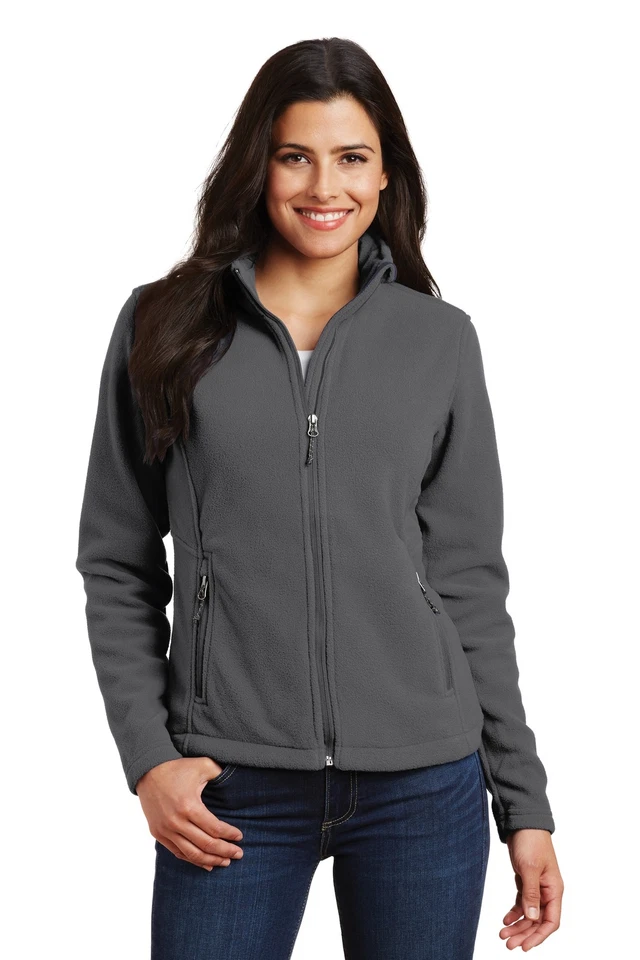 Port Authority L217 Womens Long Sleeve Value Fleece Jacket With Pockets - Image 1 of 1