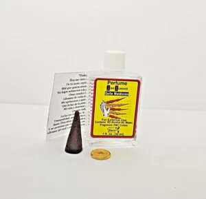 QUITA MALDICION PERFUME CON FEROMONAS GRATIS: ORACION AMULETO INCIENSO 1PC - Picture 1 of 2