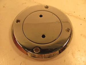 PERKO 526 -003-CHR  3" DECK PLATE CHROME PLATED BRONZE - Picture 1 of 2