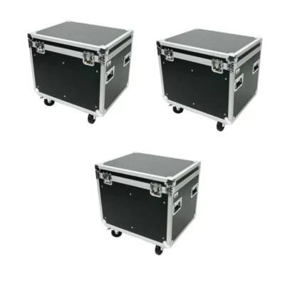 Paquete de 3 camiones utilitarios de 30" ATA estuche de carretera con ruedas y forrado de goma dura Foto 1 de 4