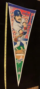 Bandiera banner pennant feltro vintage anni 90 Mike Piazza Los Angeles LA Dodgers WinCraft - Foto 1 di 3