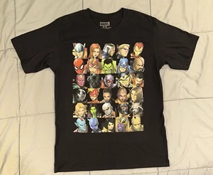 Marvel Avengers Guardians Of Galaxy SpiderMan Thanos Collage TShirt Men Size Med - Picture 1 of 10