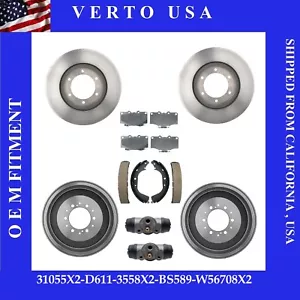 Complete Brake Kit For Toyota 4Runner 1992-1994 , Toyota T100 4WD 1993-1998 - Picture 1 of 1