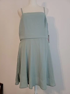 LILY ROSE Women's Juniors XL Dress NWT Lined, Spaghetti Straps,Smocked Back - Picture 1 of 6