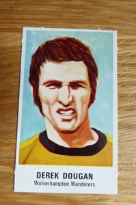 DEREK DOUGAN WOLVES ANONYMOUS PLAIN BACK CARD MINT RARE 1969