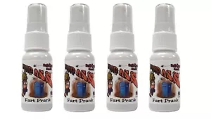 4 x Liquid Ass Spray Mister Fart Prank Pooter Stink Bottle Smell Bomb Prank Gag - Picture 1 of 4