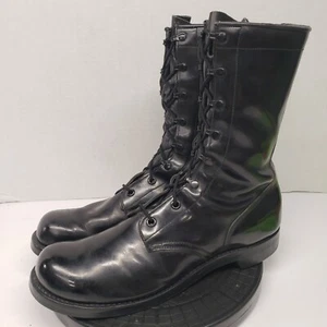 Goodyear schwarze Leder Kampfstiefel ölfeste Sohle Herren US Größe 14 - Bild 1 von 18