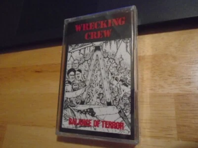 SEALED RARE OOP Wrecking Crew CASSETTE TAPE Balance o Terror BOSTON PUNK Diecast - Image 1 of 3