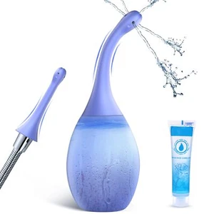Duchas anales Enema para hombres mujeres - Bombilla Enema con boquillas de silicona flexibles... - Imagen 1 de 8