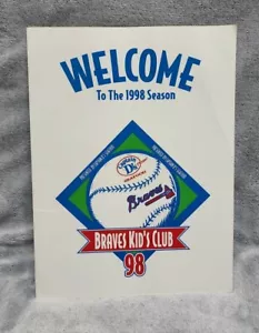 Atlanta Braves Kids Club Packet Captain D's Seafood Denny Neagle 1998 - Raro - Imagen 1 de 8