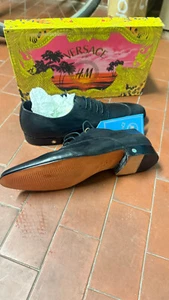 Versace Per H&M Scarpe Uomo in Pelle Nero 41 - Bild 1 von 5