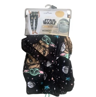 Star Wars Yoda Size 3X 22W-24W Womens Sleep Jogger Pants Pockets Pajamas NWT - Image 1 of 4