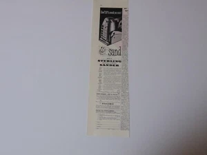 1948 STERLING Portable Electric SANDER art print ad - Picture 1 of 1