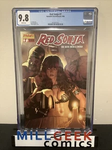 Red Sonja #7 (March 2006) CGC Graded 9.8, White Pages, Adam Hughes Cover Art - Picture 1 of 4