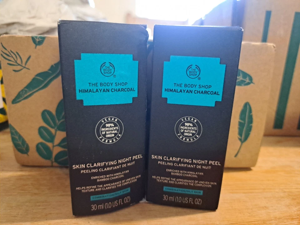 The Body Shop Himalayan Charcoal Skin Clarifying Night Peel 30ml X2 - Image 1 of 1