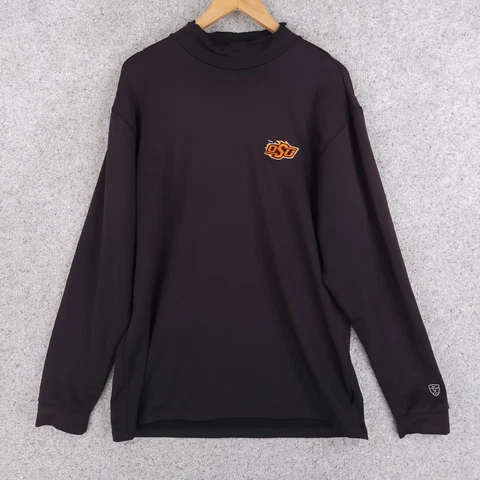 Nike Tiger Woods OSU Beavers Oregon State Sweatshirt Mens Large L Black Orange Cover