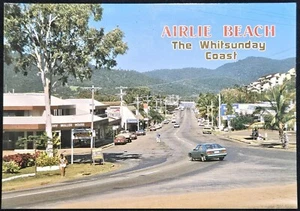 1990s Postcard Captured View Shute Harbour Rd Airlie Beach N.Q. Whitsunday Coast - Picture 1 of 3