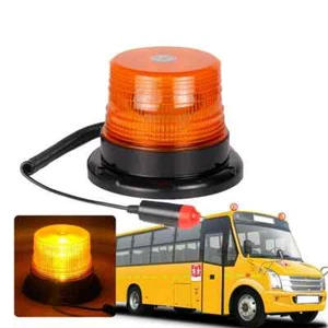 Car LED Strobe Light Emergency Car Rotating Indication Flash Beacon Light 12-24V - Picture 1 of 16