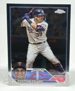 Donovan Solano 2023 Topps actualización cromada #USC146 Minnesota Twins - Imagen 1 de 2