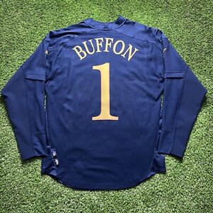 2006-07 Gianluigi Buffon Juventus SERIE B Tamoil Goalkeeper Shirt NIKE M  MINT