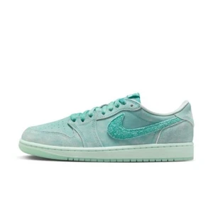 W Nike Air Jordan 1 Retro Low OG Washed Teal Igloo HQ8111-300 Women - Picture 1 of 8