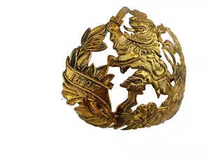 German Pickelhaube Brass Prussia Wappen Badge Prussian Helmet part Style Gift - Picture 1 of 4