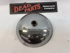 Harley Panhead Electraglide front wheel moon hub cap cover FLH - Picture 1 of 6