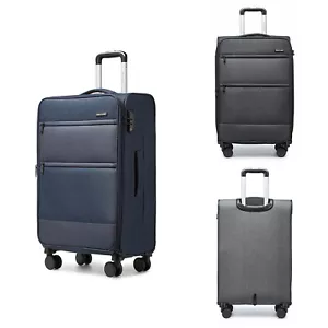Kofferset Koffer Stoff Reisekoffer 4 Rollen Trolley Handgepäck Stoffkoffer - Bild 1 von 29