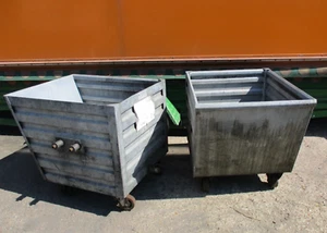 Gabelstapler Kippmulde Kippbehälter Spänemulde Kippcontainer Schüttgutbehälter - Bild 1 von 7