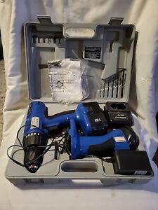 Drill Master Tool Set, 2 piece set,Drill,Flashlight, Bits, Battery And Charger